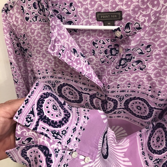 Silk tunic beautiful print - Picture 5 of 5